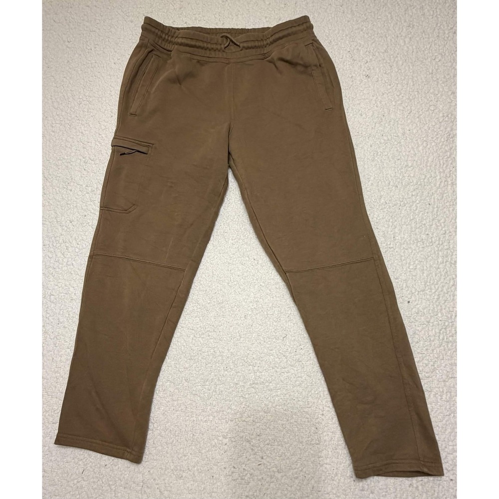 Weatherproof Vintage Mens Brown Relaxed Fit Cargo Sweatpants Size L 1819888